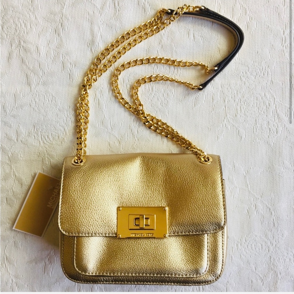 Michael Kors Metallic Gold Purse